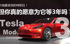 最便宜的特斯拉Model 3，但你愿意为它等2年？